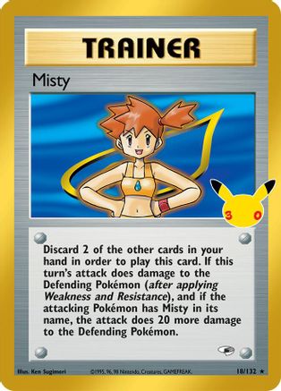 Misty 018 - Holofoil ME 30th Celebration Classic Collection
