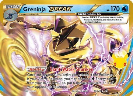 Greninja BREAK 041 - Holofoil ME 30th Celebration Classic Collection