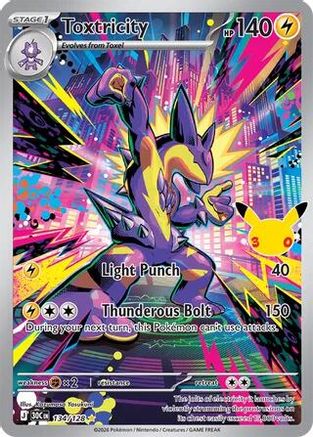 Toxtricity 134/128 - Holofoil ME 30th Celebration