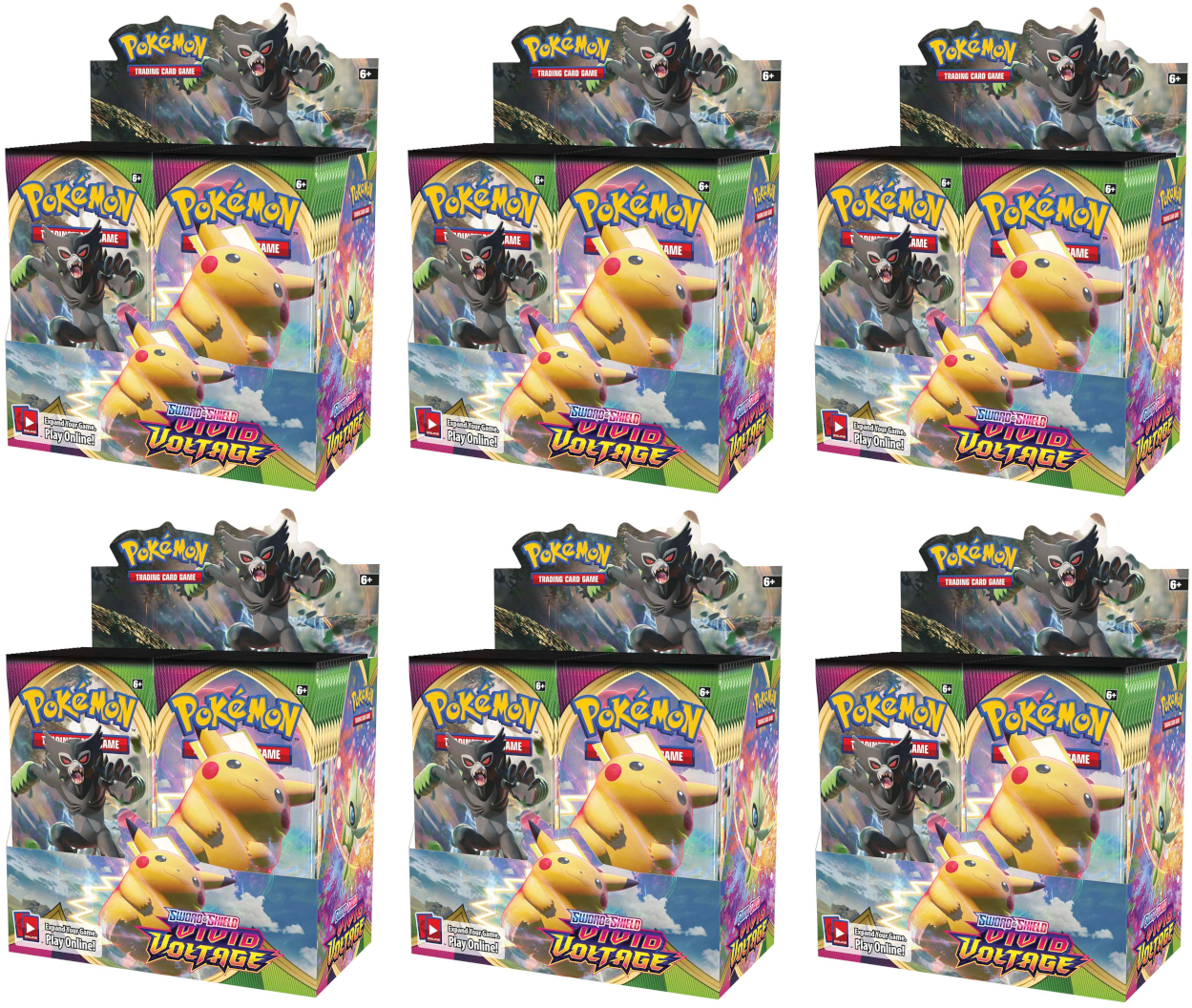 Pokemon Sword & Shield: Vivid Voltage - Booster Box Case