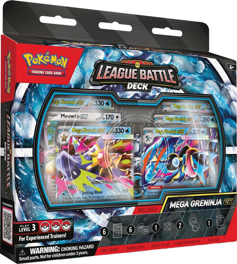 (Pre-Order) Pokemon Mega Greninja ex League Battle Deck - December
