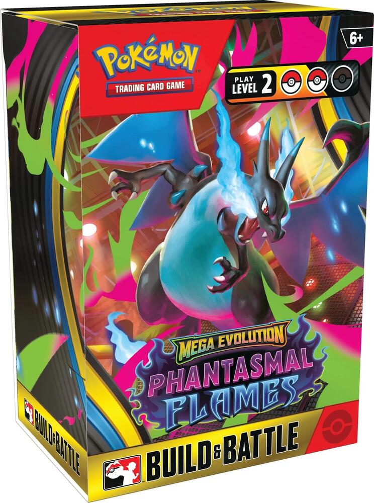 Pokemon Mega Evolution: Phantasmal Flames - Build & Battle Box
