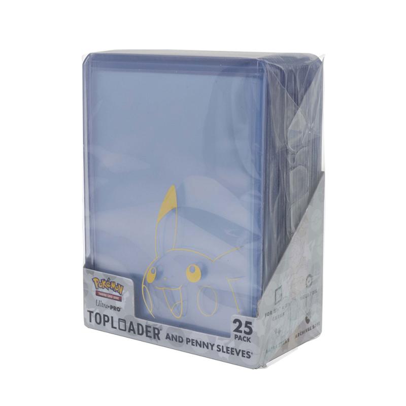 Ultra Pro 25CT Regular Toploader and Sleeves Pikachu