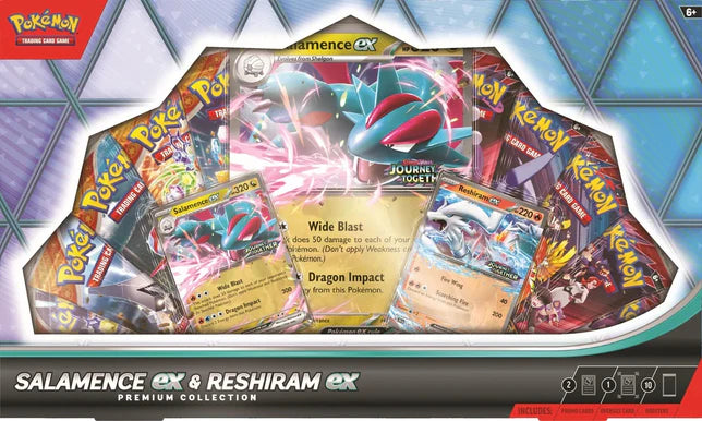 (Pre-Order) Pokemon Premium Collection - Salamence ex & Reshiram ex - Oct 2025