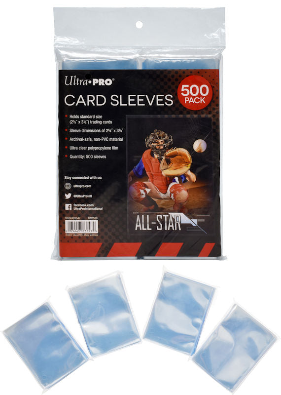 Ultra Pro Card Sleeves - 500 ct