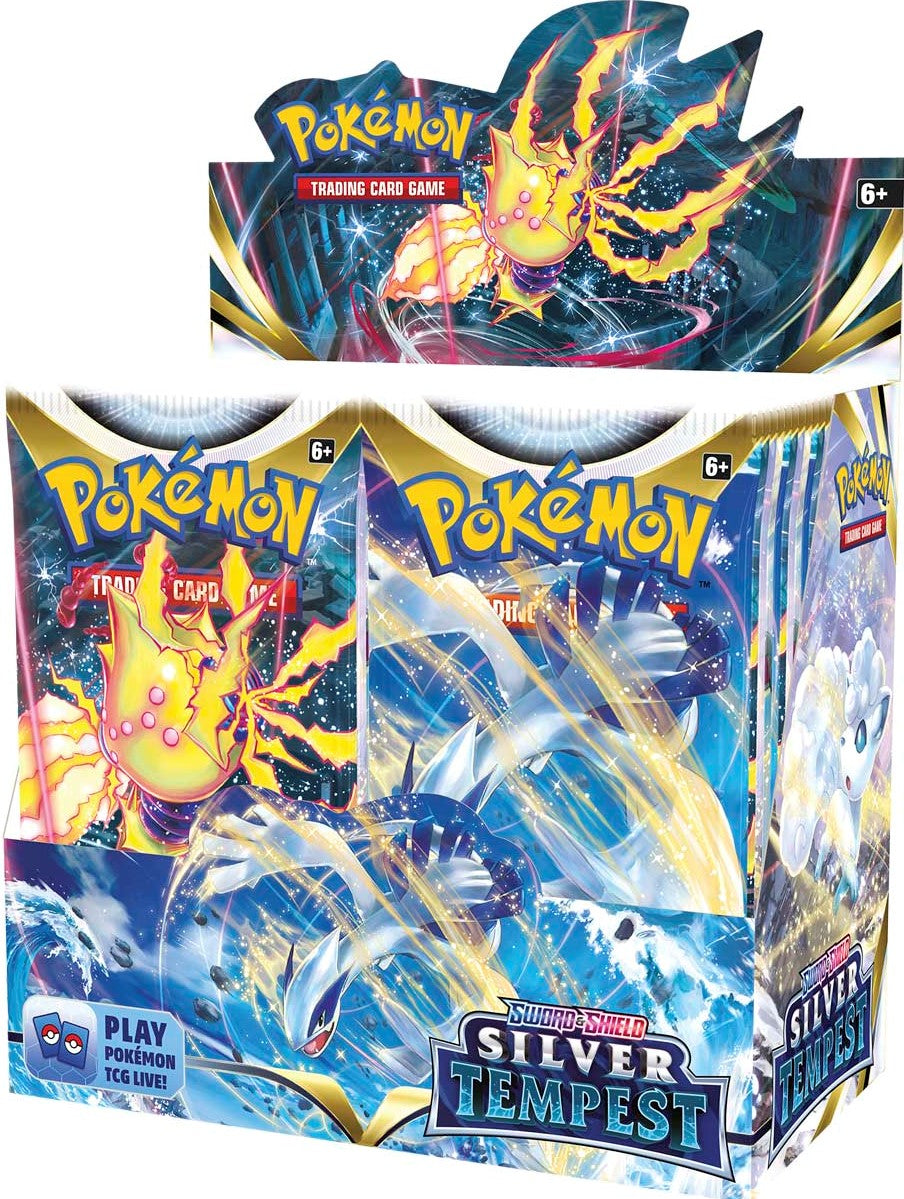Pokemon SWSH Silver Tempest Booster Box (Box Defect)