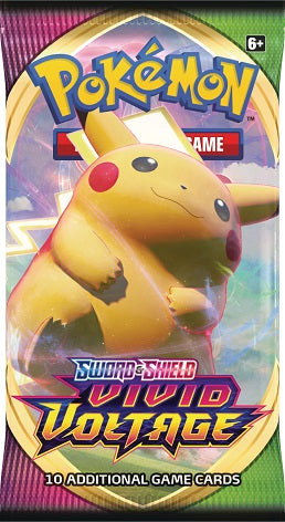 Pokemon SWSH Vivid Voltage Booster Pack (Random Art)