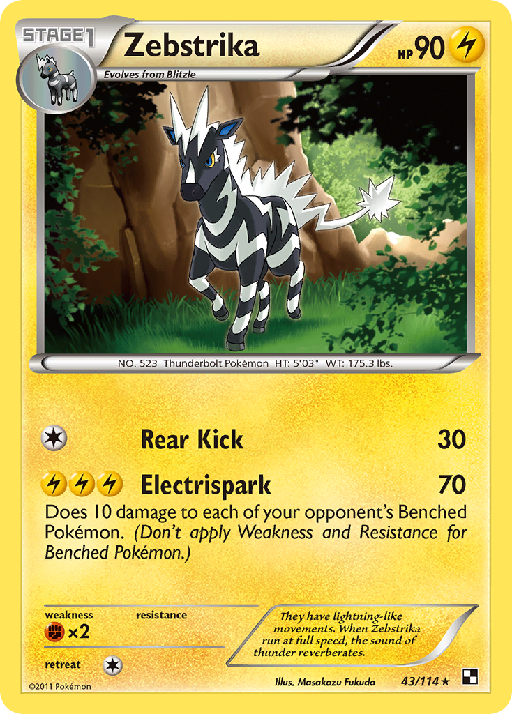 Zebstrika (43/114) [Black & White: Base Set]