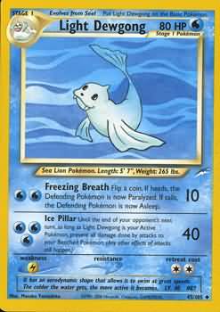 Light Dewgong (45/105) [Neo Destiny Unlimited]