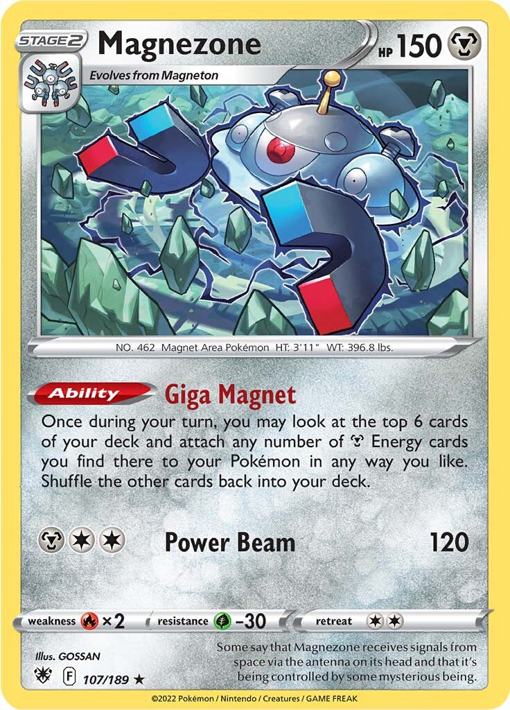 Magnezone (107/189) (Theme Deck Exclusive) [Sword & Shield: Astral Radiance]