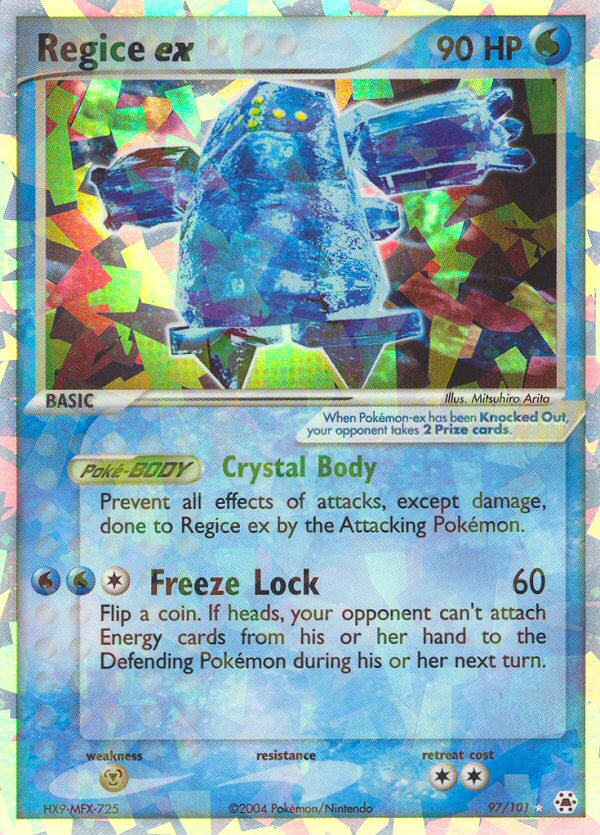 Regice ex (97/101) [EX: Hidden Legends]