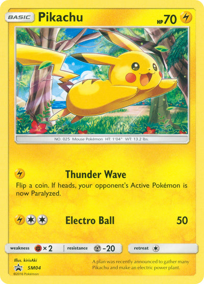 Pikachu (SM04) (Target Non Holo) [Sun & Moon: Black Star Promos]