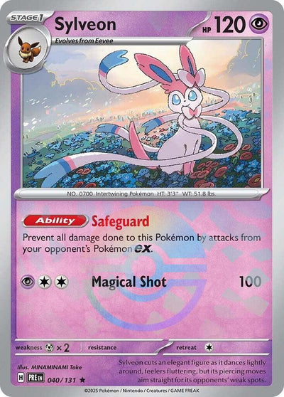 Sylveon (040/131) (Poke Ball Pattern) [Scarlet & Violet: Prismatic Evolutions]