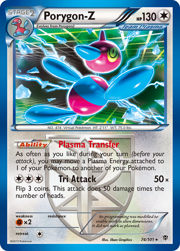 Porygon-Z (74/101) [Black & White: Plasma Blast]