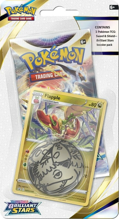 Pokemon Sword & Shield: Brilliant Stars - Single Pack Blister (Flapple)