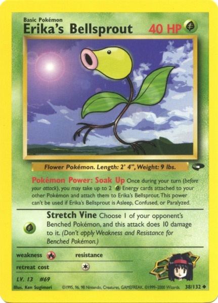 Erika's Bellsprout (38/132) [Gym Challenge Unlimited]