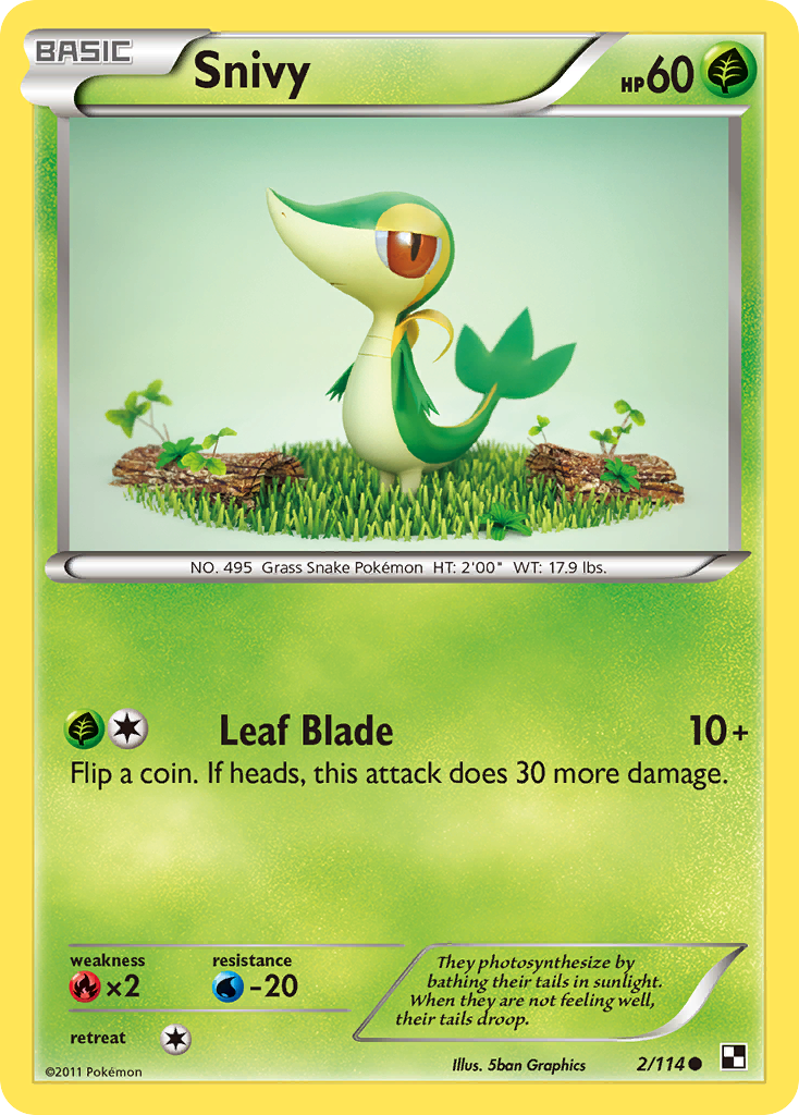 Snivy (2/114) [Black & White: Base Set]