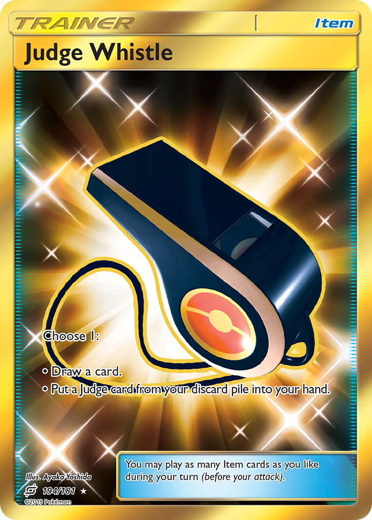 Judge Whistle (194/181) [Sun & Moon: Team Up]