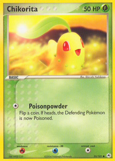 Chikorita (55/101) [EX: Hidden Legends]