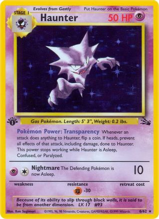 Haunter (6/62) [Fossil Unlimited]