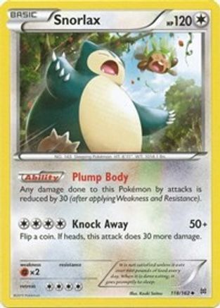 Snorlax (118/162) [XY: BREAKthrough]