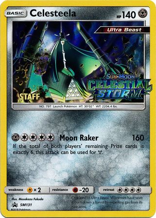 Celesteela (SM131) (Staff Prerelease Promo) [Sun & Moon: Black Star Promos]