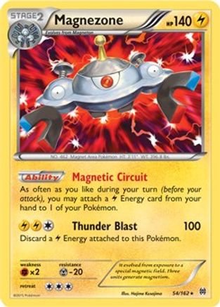Magnezone (54/162) (Theme Deck Exclusive) [XY: BREAKthrough]