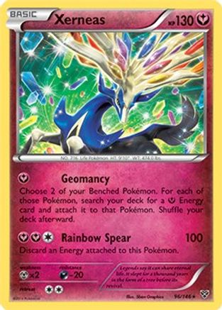 Xerneas (96/146) (Cracked Ice Holo) [XY: Base Set]