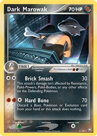 Dark Marowak (7/109) (Theme Deck Exclusive) [EX: Team Rocket Returns]