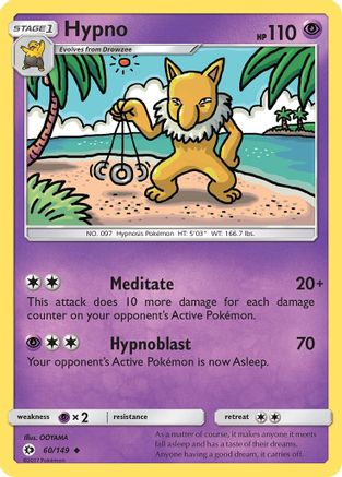 Hypno (60/149) [Sun & Moon: Base Set]