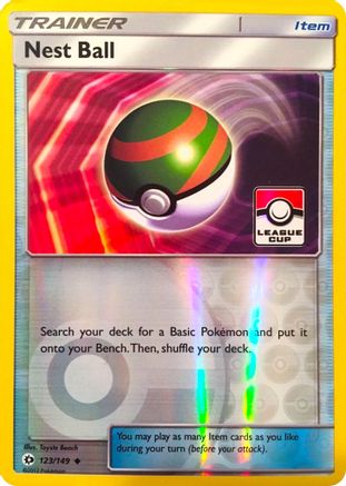 Nest Ball (123/149) (League Promo) [Sun & Moon: Base Set]