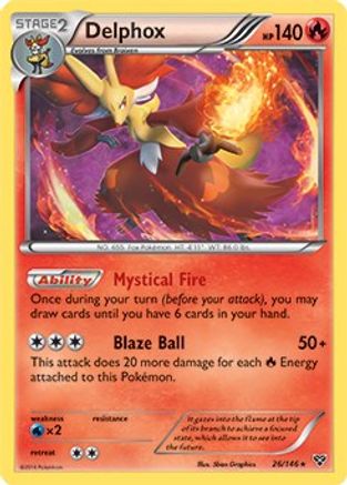 Delphox (26/146) (Theme Deck Exclusive) [XY: Base Set]