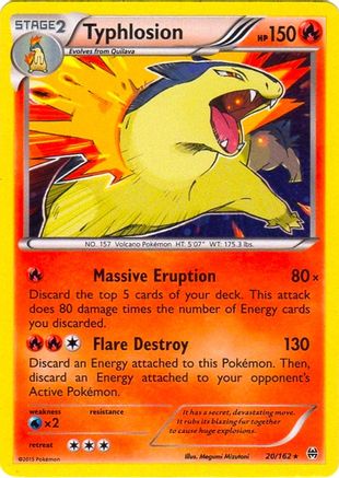 Typhlosion (20/162) (Cosmos Holo) (Blister Exclusive) [XY: BREAKthrough]