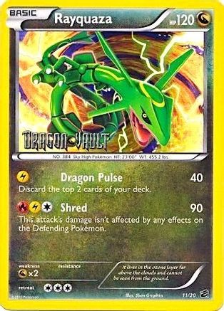 Rayquaza (11/20) (Blister Exclusive) [Black & White: Dragon Vault]