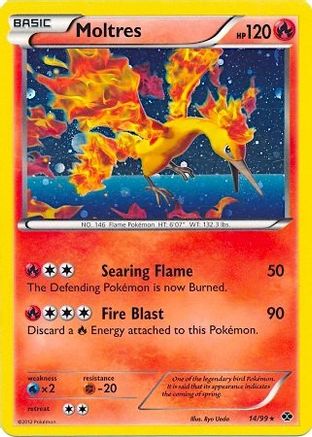 Moltres (14/99) (Blister Exclusive) [Black & White: Next Destinies]