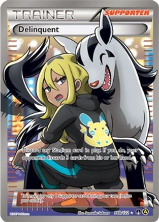 Delinquent (98b/122) (Full Art) (Alternate Art Promo) [XY: BREAKpoint]