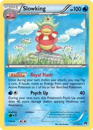 Slowking (21/122) (Cosmos Holo) [XY: BREAKpoint]