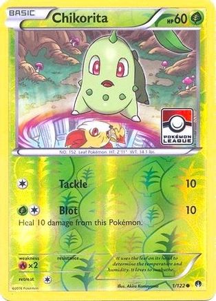 Chikorita (1/122) (League Promo) [XY: BREAKpoint]