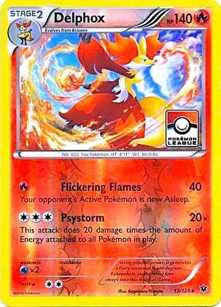 Delphox (13/124) (League Promo) [XY: Fates Collide]