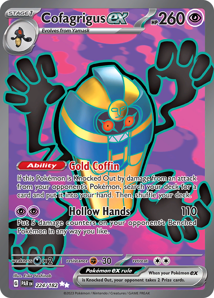 Cofagrigus ex (224/182) [Paradox Rift]