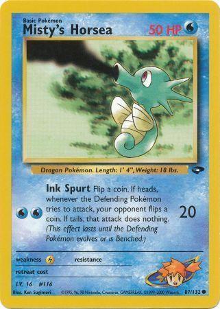 Misty's Horsea (87/132) [Gym Challenge Unlimited]