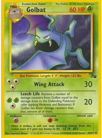 Golbat (34/62) [Fossil Unlimited]