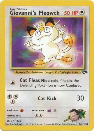 Giovanni's Meowth (74/132) [Gym Challenge Unlimited]