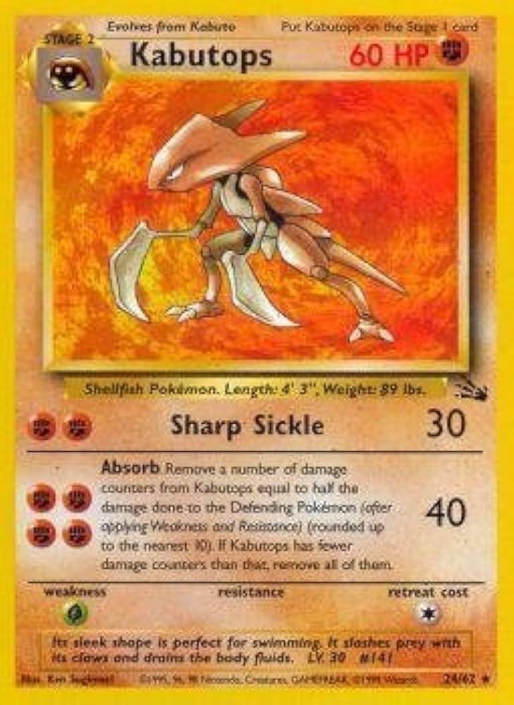 Kabutops (24/62) [Fossil Unlimited]