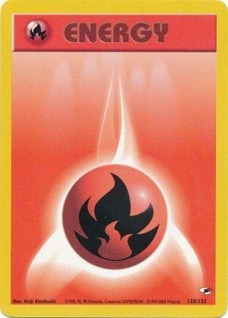 Fire Energy (128/132) [Gym Heroes Unlimited]