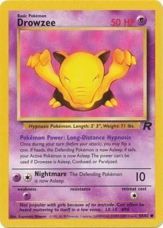 Drowzee (54/82) [Team Rocket Unlimited]