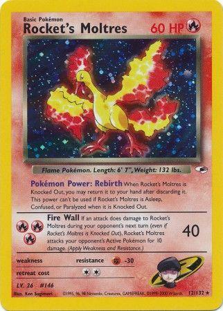 Rocket's Moltres (12/132) [Gym Heroes Unlimited]