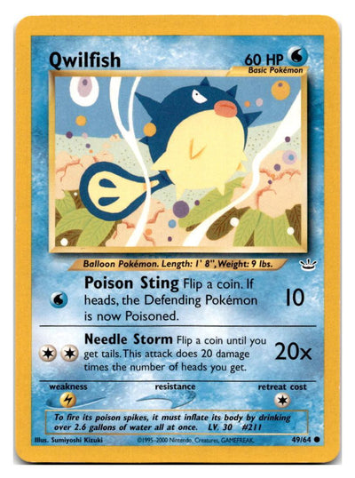 Qwilfish (49/64) [Neo Revelation Unlimited]