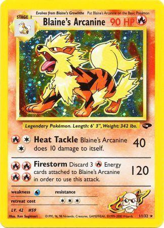 Blaine's Arcanine (1/132) [Gym Challenge Unlimited]