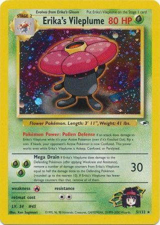 Erika's Vileplume (5/132) [Gym Heroes Unlimited]